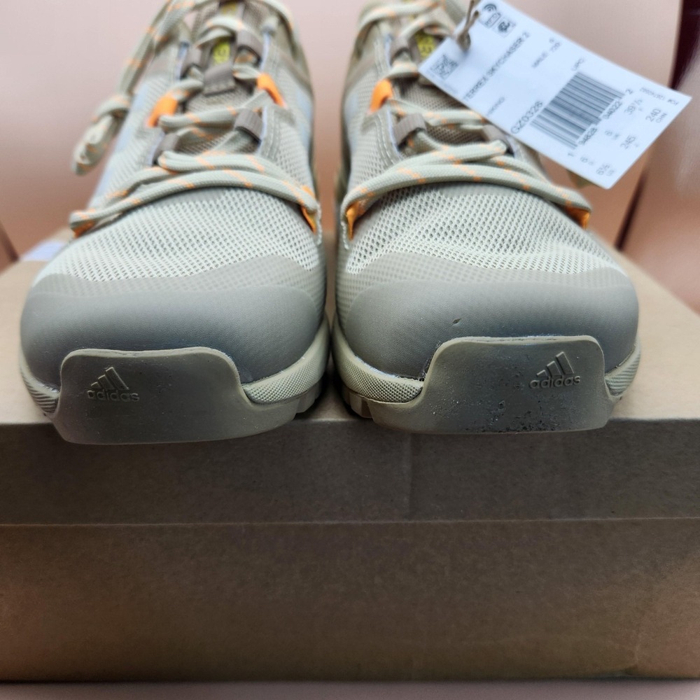 Adidas Terrex Skychaser 2 Shoes Mens Size 6.5 Beige Orange‎ Hiking Trail GZ0326 - Picture 4 of 8